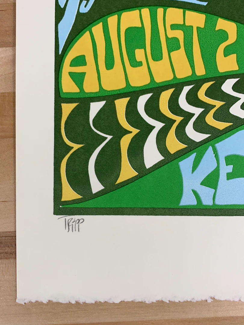 Yonder Mountain String Band - 2008 Tripp Poster Red Rocks Morrison, CO