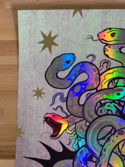 Mastodon - 2022 Tara McPherson Poster Pittsburgh, PA FOIL Foil Posters