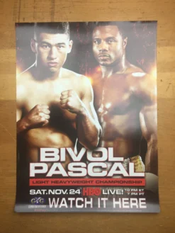 Sold Out Posters Boxing - 2018 Poster Bivol Vs Pascal