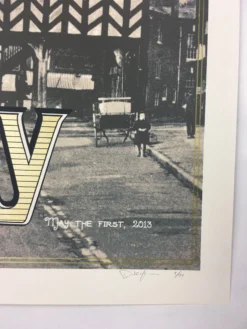 Gig Posters The Ledbury - 2013 Dan MacAdam Crosshair Poster Art Print