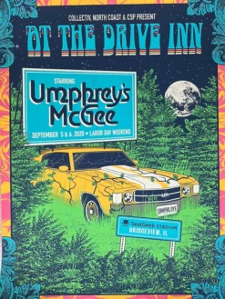 Umphrey's McGee - 2020 Status Serigraph Poster Toyota Park, IL Gig Posters
