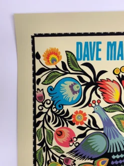 Dave Matthews Band - 2015 Methane Poster Gdansk, Poland Ergo Arena Gig Posters