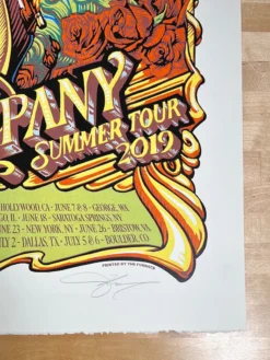 Dead & Company - 2019 AJ Masthay Poster Summer Tour 1250 Gig Posters