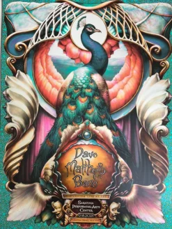 Dave Matthews Band - 2021 N.C. Winters Poster Saratoga, NY 9/18 Gig Posters