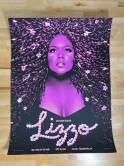 Lizzo - 2019 Tracie Ching Poster Philadelphia, PA The Met