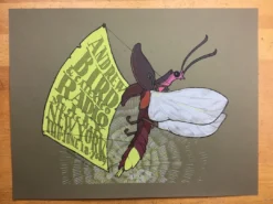 Gig Posters Andrew Bird - 2009 Jay Ryan Poster New York City, NY Radio City Music Hall