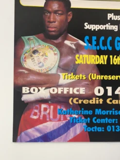 Sold Out Posters Boxing - 1996 Poster Frank Bruno Vs. Mike Tyson Las Vegas, NV MGM