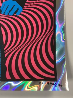 Bob Dylan - 2020 Carl Glover Poster Art Print Lava FOIL