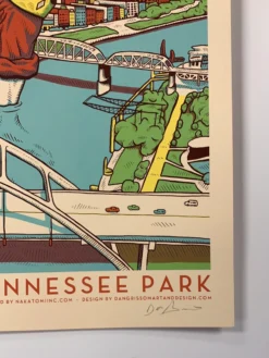 Kings Of Leon - 2017 Dan Grissom Poster Nashville, TN First Park