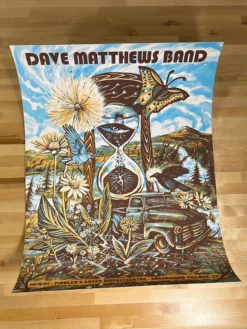 Dave Matthews Band - 2021 Zeb Love Poster Fiddler's Green, CO 10/9