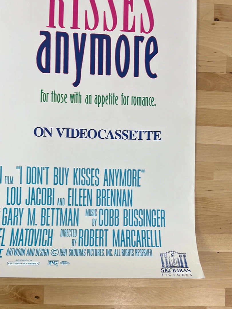 Sold Out Posters I Don't Buy Kisses Anymore - 1991 Video Promo Movie Poster Original Vintage Movie/TV Posters