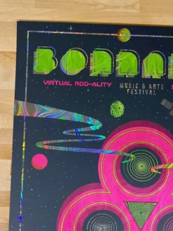 Bonnaroo - 2020 Status Serigraph Poster Manchester, TN FOIL Foil Posters
