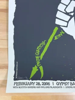 Gig Posters Flogging Molly - 2006 Todd Slater Poster Dallas, TX