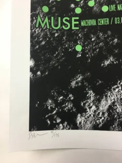 Muse - 2010 Todd Slater Poster Philadelphia, PA Wachovia Center Gig Posters