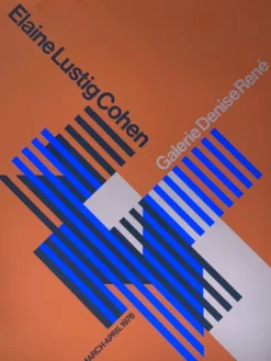 Elaine Lustig Cohen - 1976 Denise Rene Art Print Poster Original Vintage Art Prints