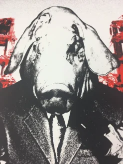 Big Business - 2009 Dan MacAdam Crosshair Poster Chicago, IL Bottom Lounge