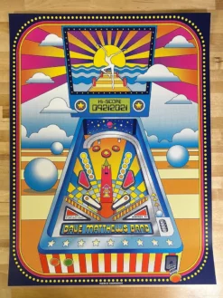 Dave Matthews Band - 2021 Nate Gonzalez Poster Wantagh, NY 1st