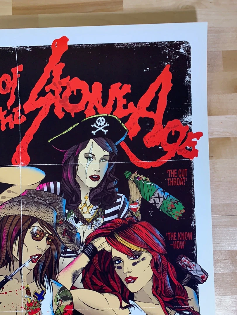 Gig Posters Queens Of The Stone Age - 2008 Rhys Cooper Poster Hobart, AUS