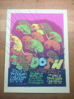 Gig Posters Dosh - 2010 Jay Ryan Poster Minneapolis, MN
