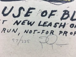 Raise The Woof - 2009 Jay Ryan Poster Chicago, IL House Of Blues With Devil In A