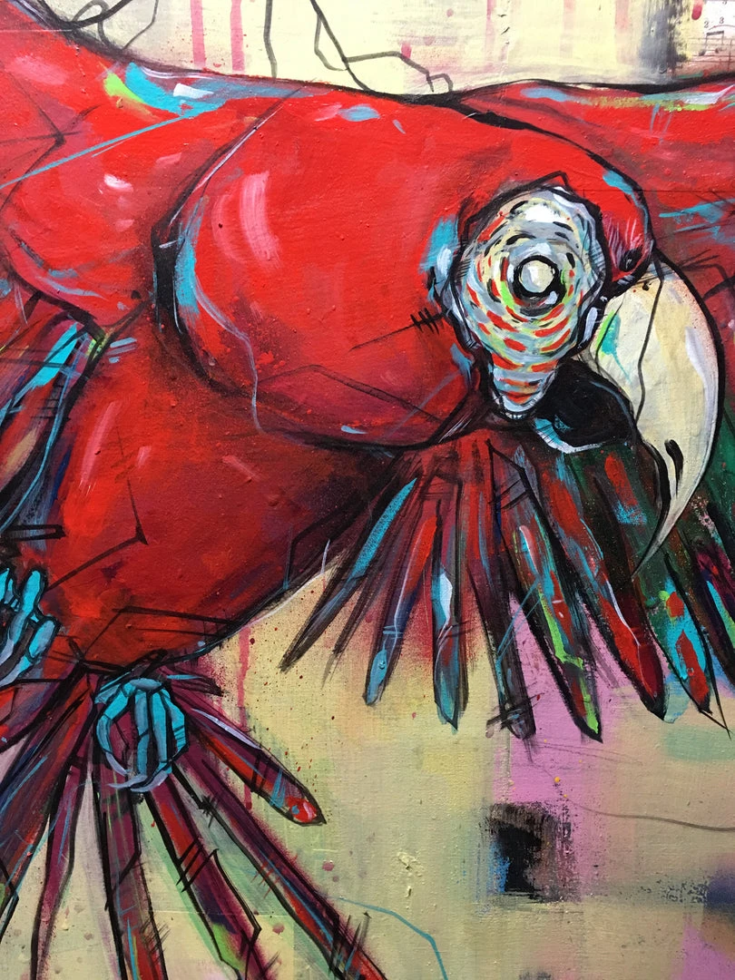 Bird Of Paradise III - 2016 Chicago Artist Bunny XLV Art Prints