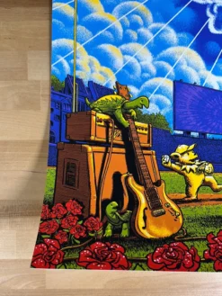 Dead & Company - 2021 James Flames Poster Chicago, IL Wrigley Field