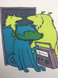 Fake Beard - 2009 Jay Ryan Art Print