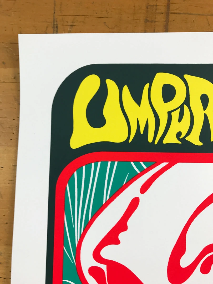 Umphrey's McGee - 2017 Jermaine Rogers Poster Atlanta, Chastain Park Amphitheatr Gig Posters