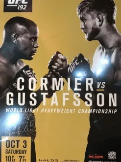 Sold Out Posters UFC 192 Poster Cormier Vs. Gustafsson Toyota Center PPV