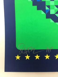 Ben Harper - 2009 Todd Slater Poster Austin, TX Austin City Limits ACL With Rele