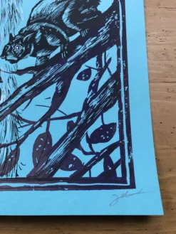 The Avett Brothers - 2016 Zeb Love Poster Pittsburgh, PA Stage AE VARIANT BLUE