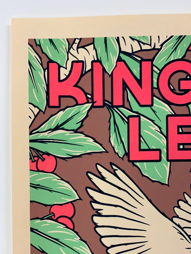 Kings Of Leon - 2017 Dan Grissom Poster Cuyahoga Falls, OH Blossom Music