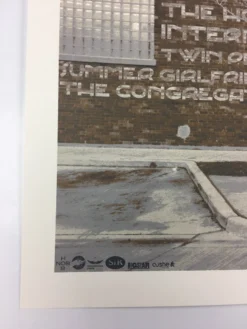 SXSW Send Off Party - 2013 Dan MacAdam Crosshair Poster Chicago, IL The Hideout