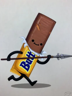 Boar Spear - 2019 Mike Mitchell Poster Print Food Dudes Art Prints