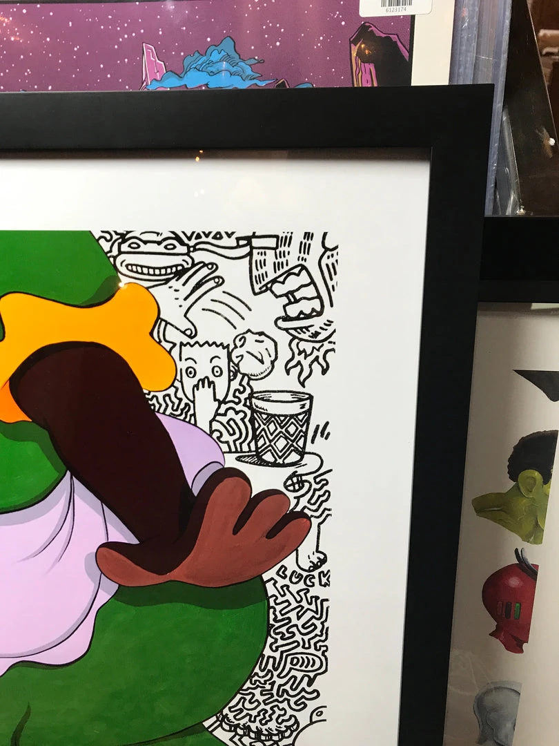 But I Still Love - Hebru Brantley 2013 Limited Edition Fine Art Print S/N FRAMED