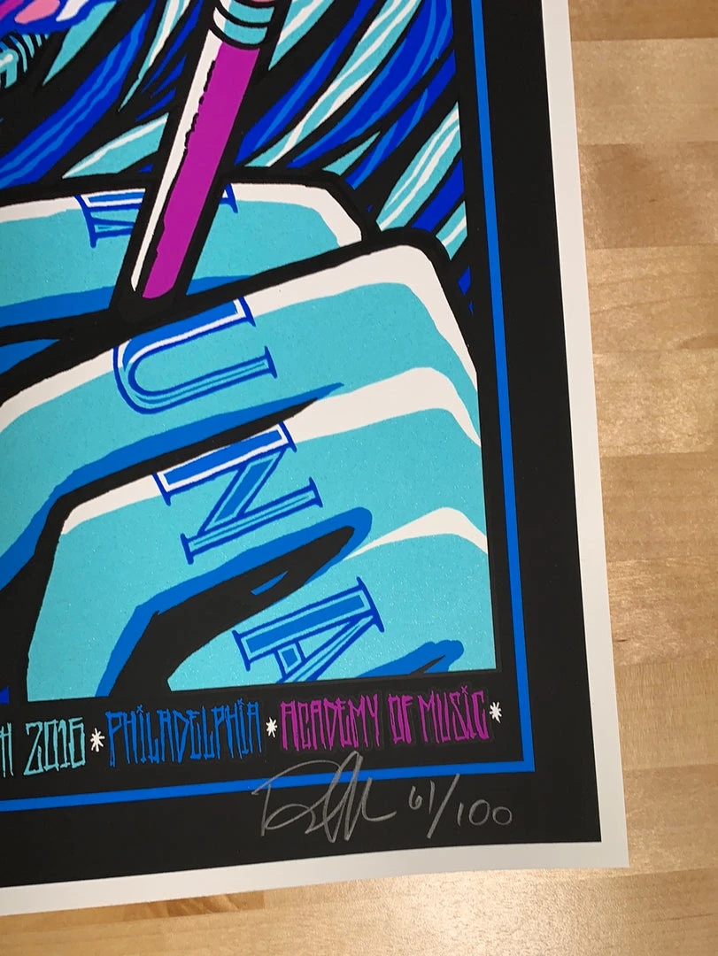 Iggy Pop - 2016 Brad Klausen Poster Philadelphia, PA