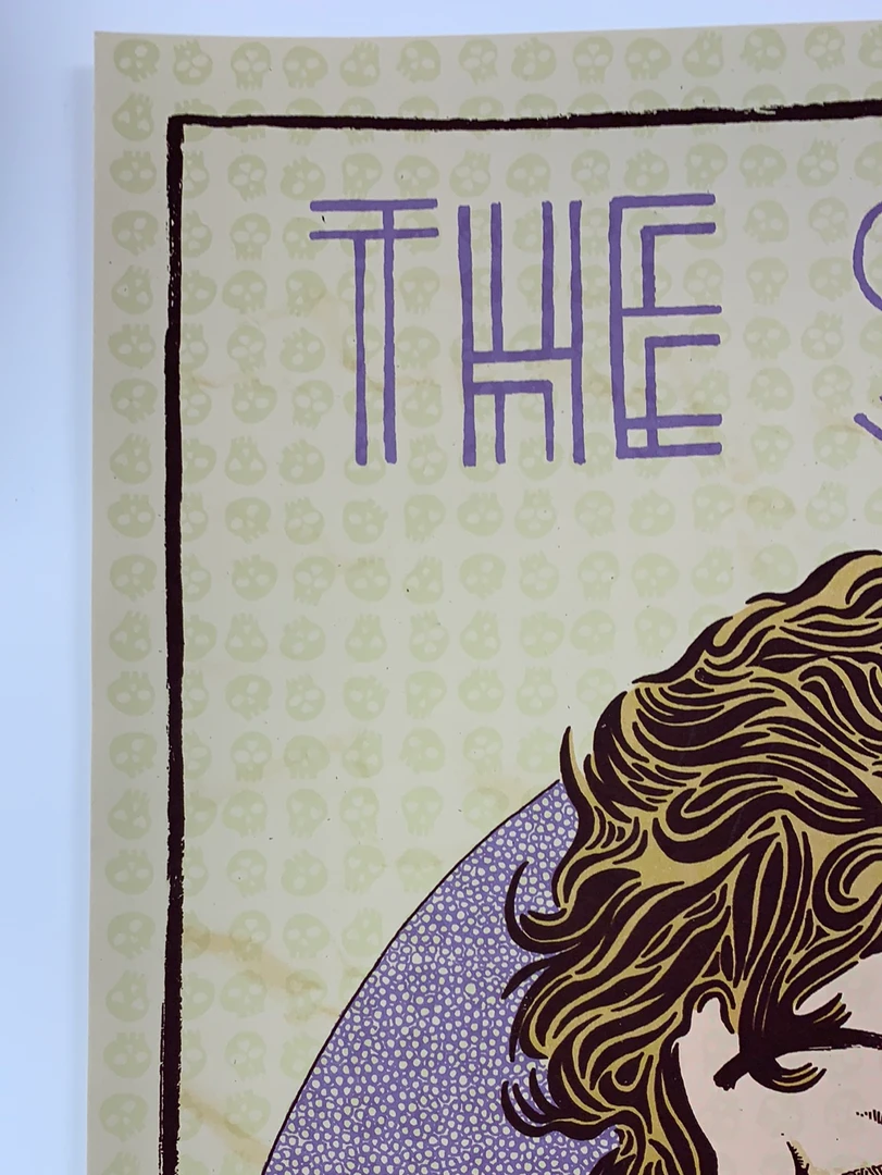 The Sonics - 2016 Fugscreens Studios Poster Brooklyn, NY Warsaw