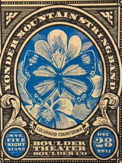 Yonder Mountain String Band - 2011 Johnny Sampson Poster Boulder, CO N2 Colorado