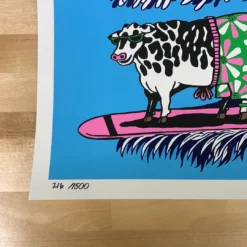 Cows On Vacation - 2021 Jim Pollock Poster Art Print Phish 3/3 Art Prints