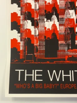 The White Stripes - 2005 Rob Jones Poster Euro Tour Gig Posters