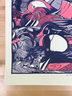 Ducktails - 2021 Tyler Stout Poster Art Print Duck Tails Art Prints