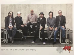 Sold Out Posters Tom Petty - 2016 Fan Club Poster Heartbreakers 40th Anniversary