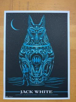 Jack White - 2014 Todd Slater Poster San Francisco 8/22 S/N Gig Posters