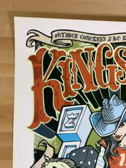 Gig Posters Kings Of Leon - 2009 Daymon Greulich Poster Louisville, KY