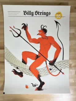 Billy Strings - 2021 Delicious Design League Poster Denver, CO 10/16 AP Colorado