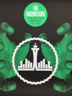 Draper Design Co. The Raconteurs - 2019 Draplin Design Co. Poster Seattle, WA WaMu Theater Gig Posters