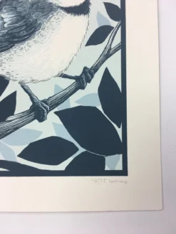 Black Capped Chickadee (Poecile Atricapillus) - 2015 Justin Santora Poster Art P