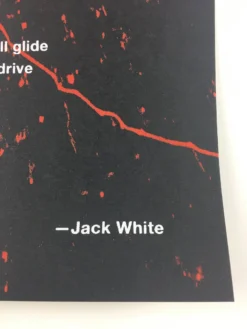 The White Stripes City Lights - Third Man Records Poster