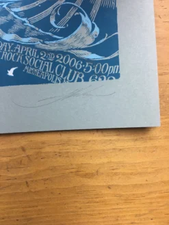 Icollide - 2006 Aaron Horkey Poster Minneapolis, MN Triple Rock Social Club