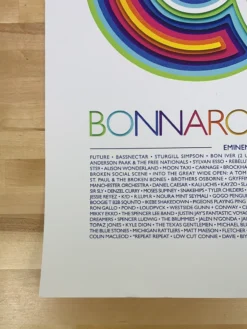 Bonnaroo - 2018 Owen Gildersleeve Poster Manchester, TN Gig Posters